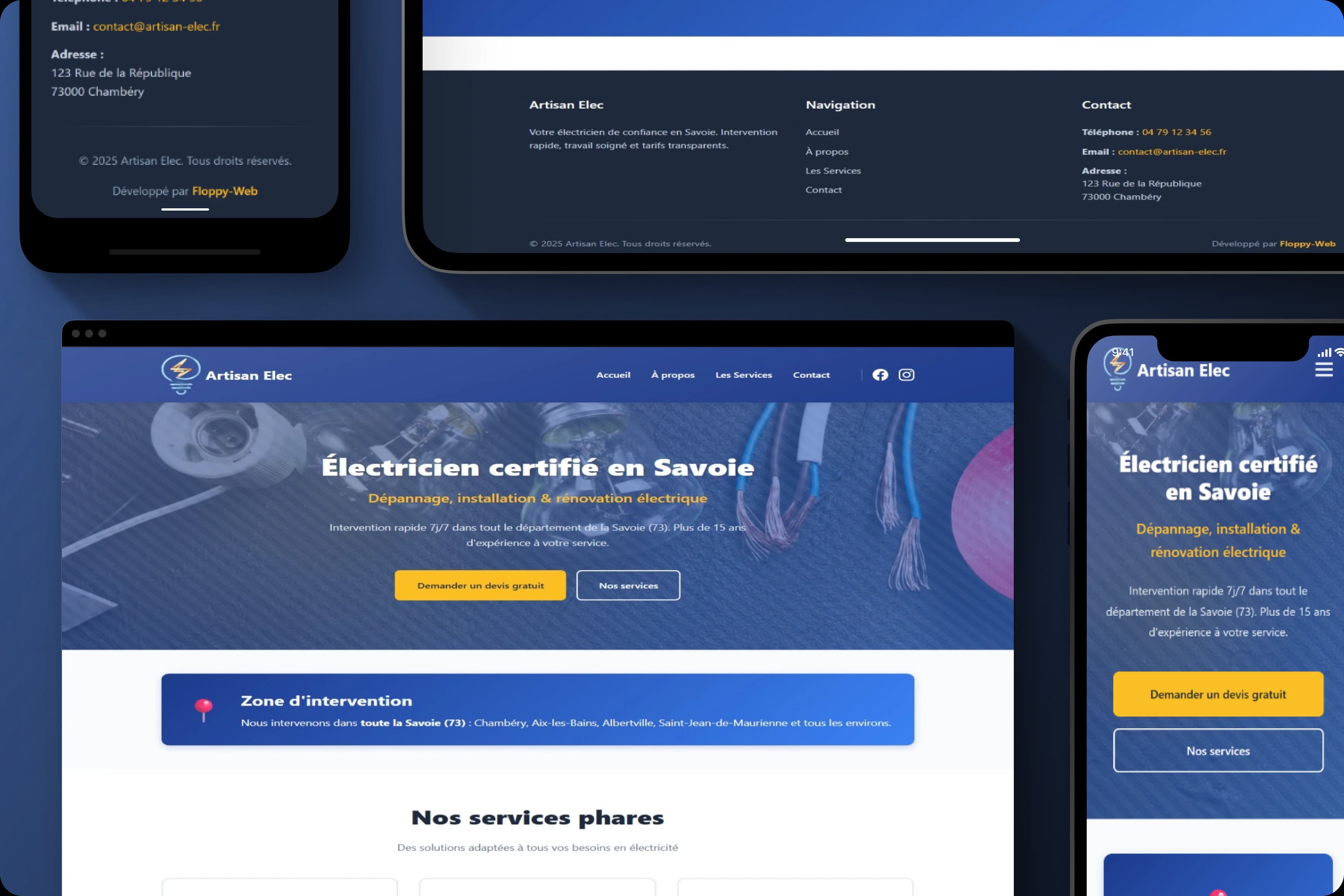 Site vitrine Artisan